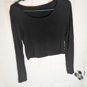 Black Long Sleeve Women's Top